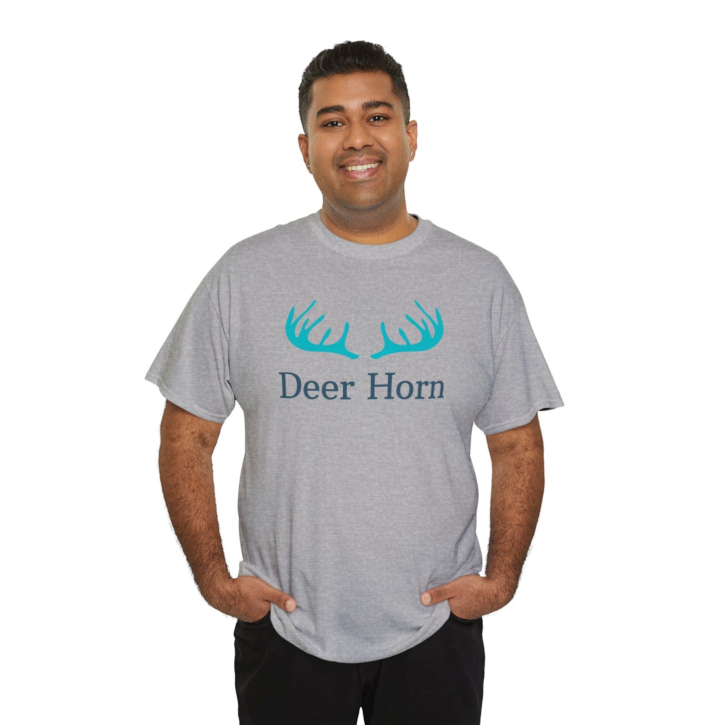 Unisex Heavy Cotton Tee Adult/Teen Activewear Deer Horn For The Avid Hunter Hunter Lover Shirt Comes In Many Colors