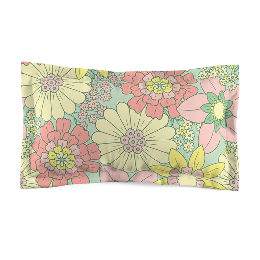 Microfiber Pillow Sham  Full Set Available Comforter Pillow Sham Clock Round or Square Rugs Curtains Sheer or Blackout and Storage Boxes and More!!