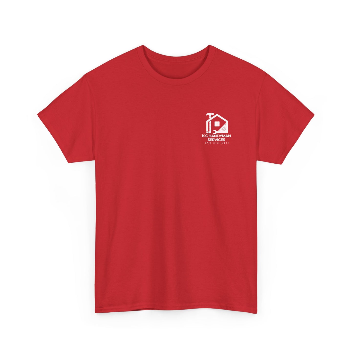 For K.C. HANDYMAN SERVICES ONLY Unisex Heavy Cotton Tee - Casual Comfort, Everyday Wear, Gift for Friends, Summer Wardrobe, Trendy Fashion Statement