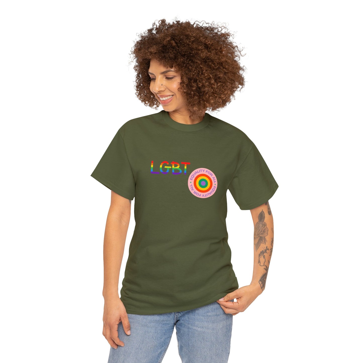 Unisex Heavy Cotton Tee Adult/Teen Activewear Comes In Many Colors