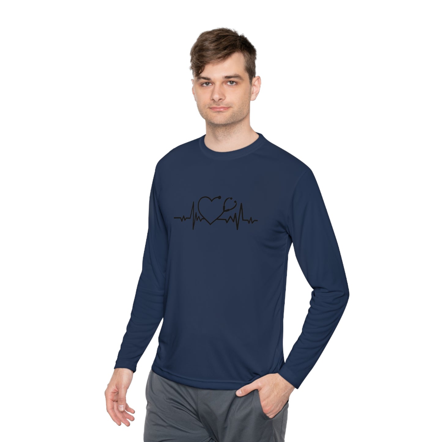 Unisex Lightweight Long Sleeve Tee Adult Activewear