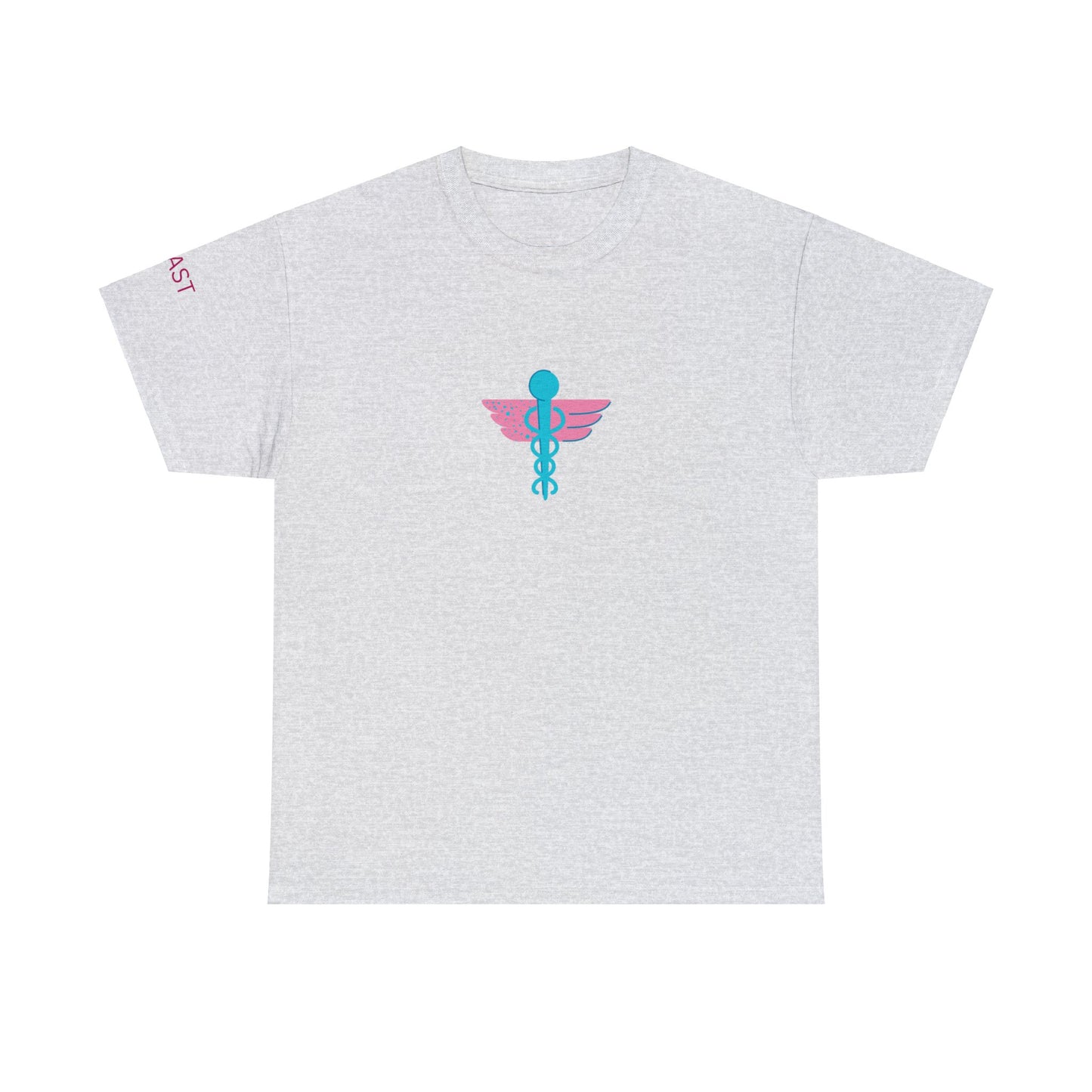 Unisex Heavy Cotton Tee 5 East Nurses Design on front and sleeve