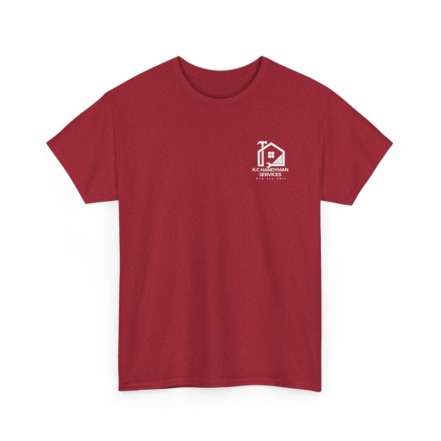 For K.C. HANDYMAN SERVICES ONLY Unisex Heavy Cotton Tee - Casual Comfort, Everyday Wear, Gift for Friends, Summer Wardrobe, Trendy Fashion Statement