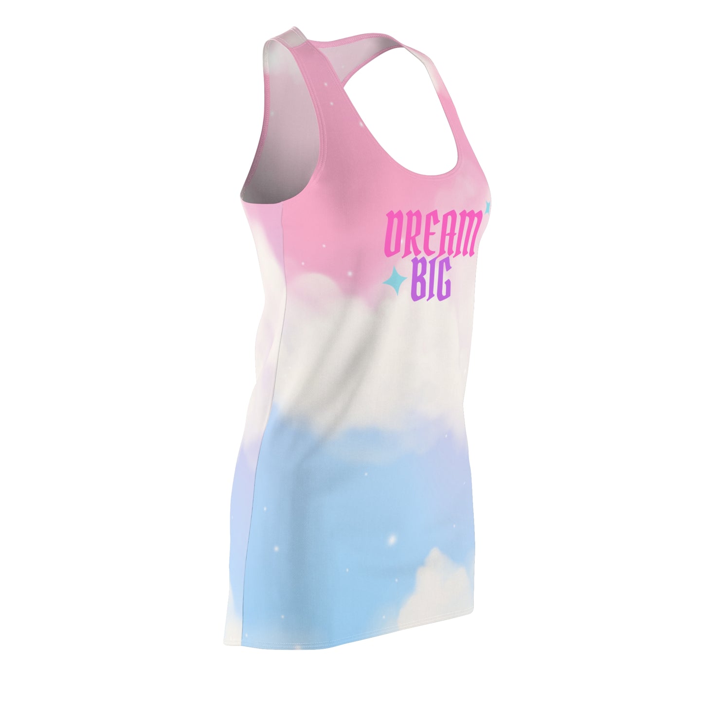 Women's Cut & Sew Racerback Dress (AOP) Dream Big