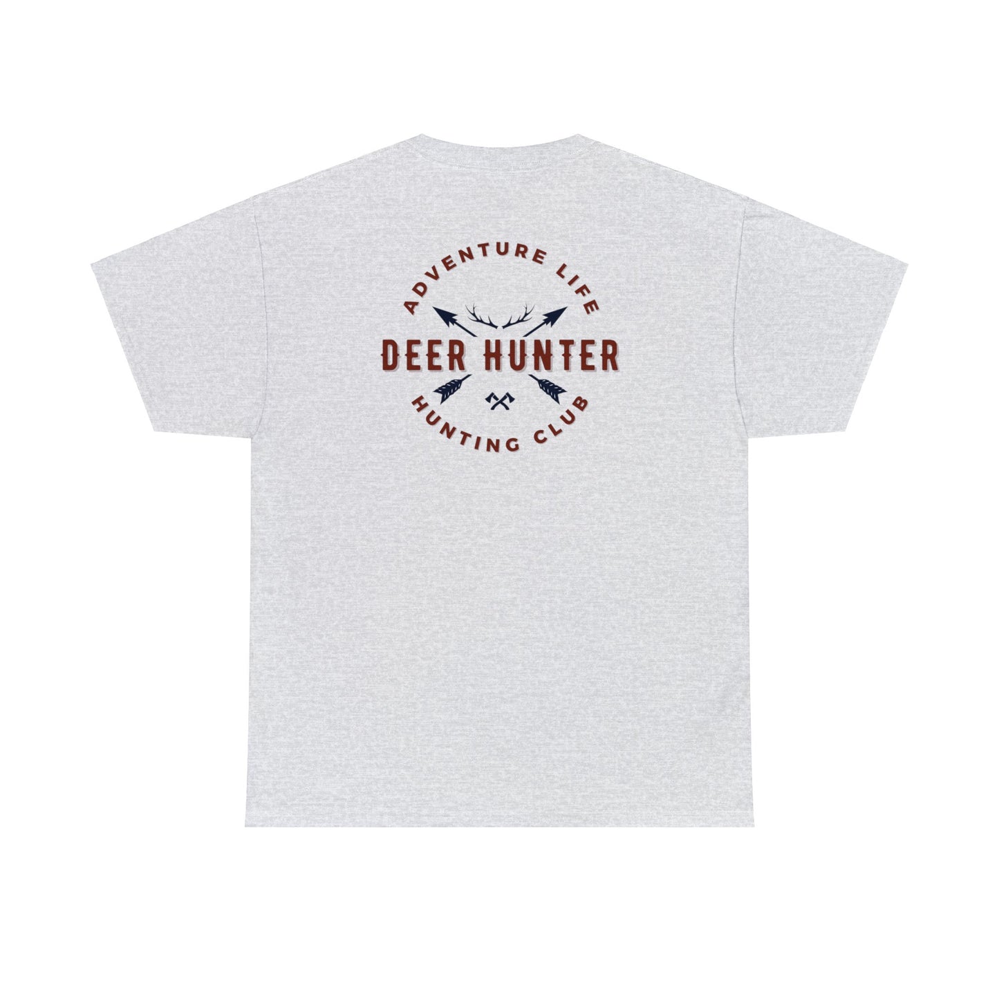 Unisex Heavy Cotton Tee Design is on Back Adult/Ten Hunting Lovers This Is For You