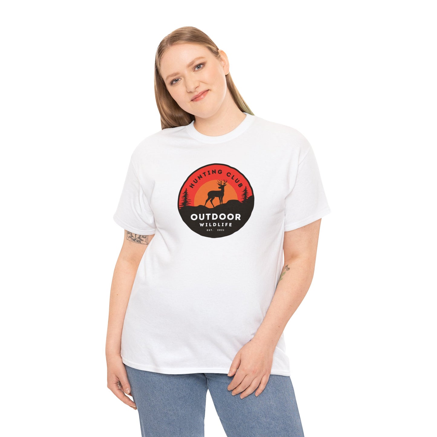 Unisex Heavy Cotton Tee Adult/Teen Activewear For That Outdoor Lover Shirt Comes In Many Colors