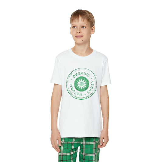 Youth Short Sleeve Holiday Outfit Set Sleepwear Unisex Organic