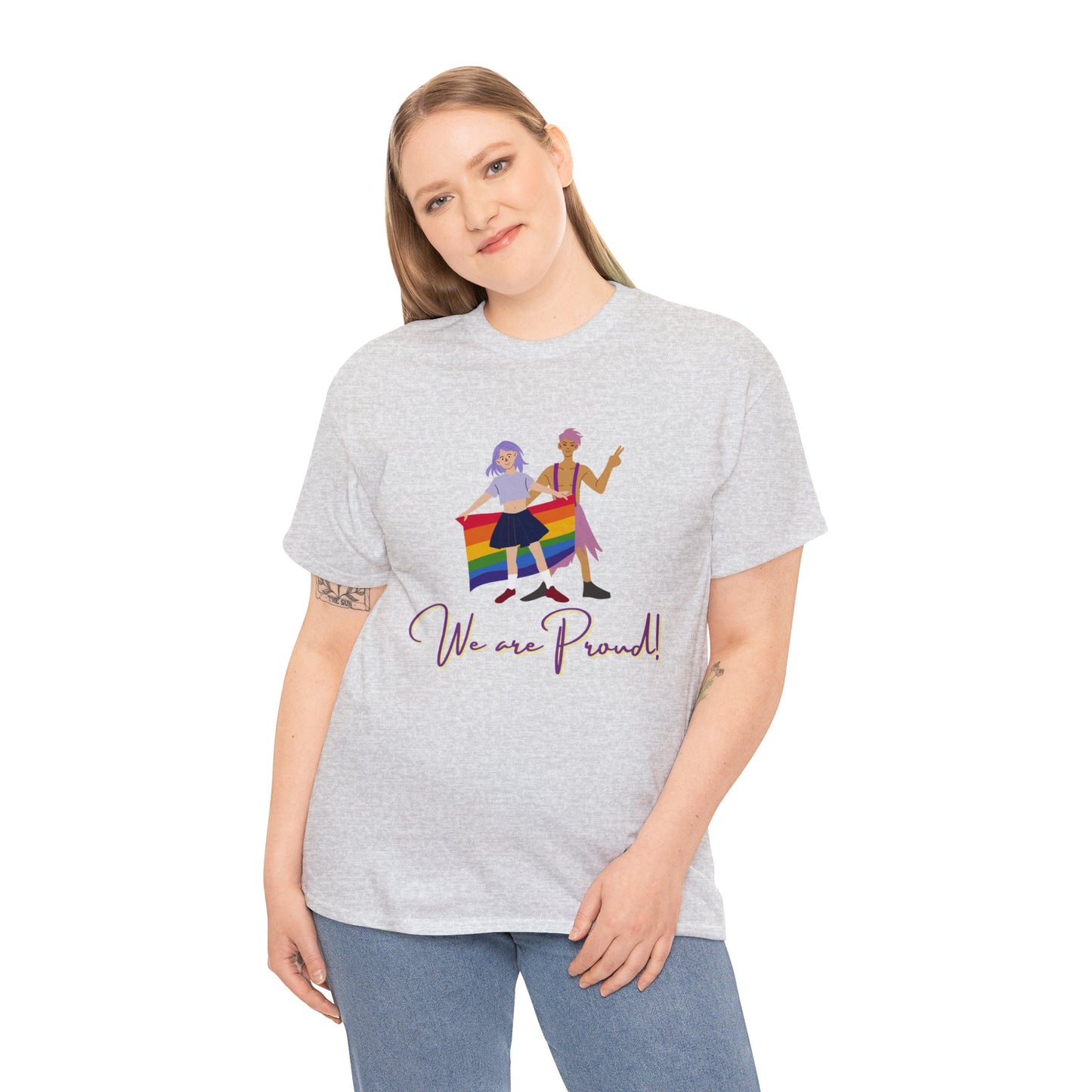 Unisex Heavy Cotton Tee Adult/Teen Activewear Comes In Various Colors