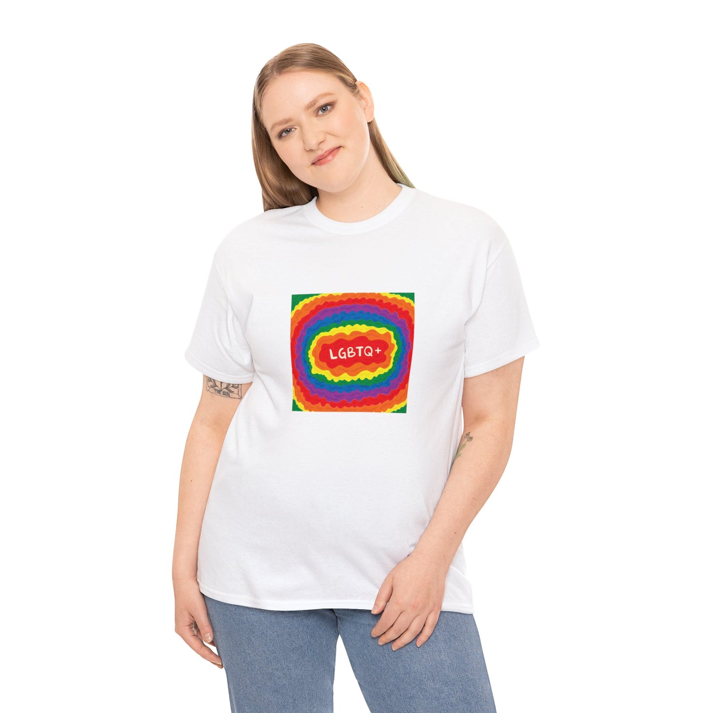 Unisex Heavy Cotton Tee Adult/Teen Activewear Comes In Various Colors