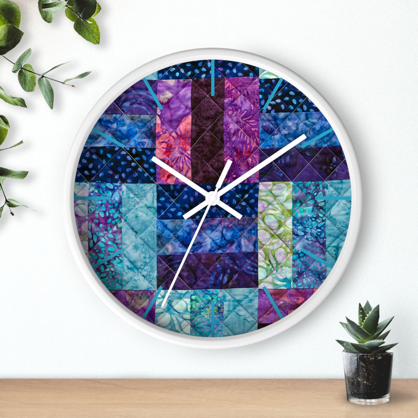 Wall Clock Has Matching Set