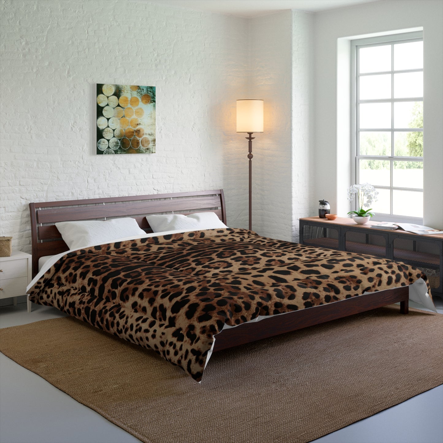 Safari Chic Leopard Print Comforter for Cozy Bedrooms