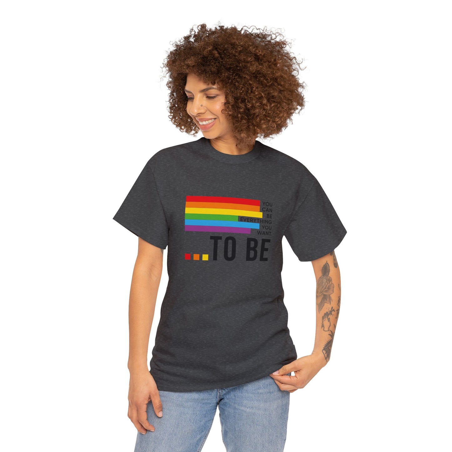 Unisex Heavy Cotton Tee Adult/Teen Activewear Comes In Various Colors