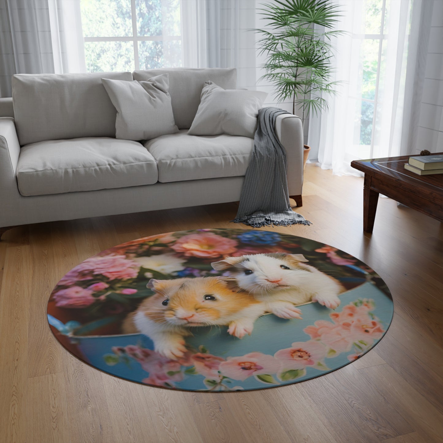 Round Rug Has Matching Products Sold Separate, If you want a Matching Products That Youd Like Me to Make in a Certain Print That's Not Listed Call or if you'd like to Choose Your Own Print No Charge No Problem