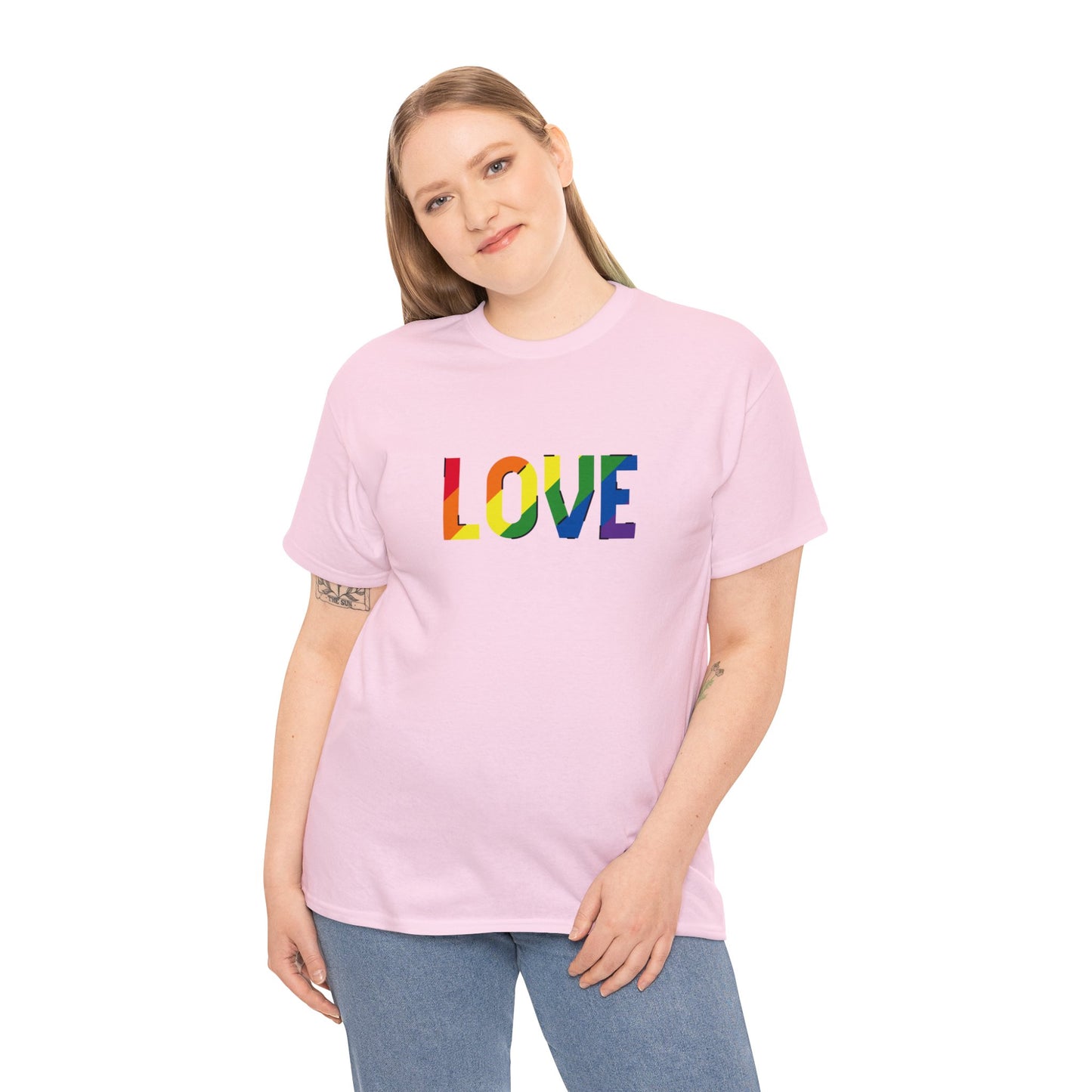 Unisex Heavy Cotton Tee Adult/Teen Activewear Comes In Various Colors