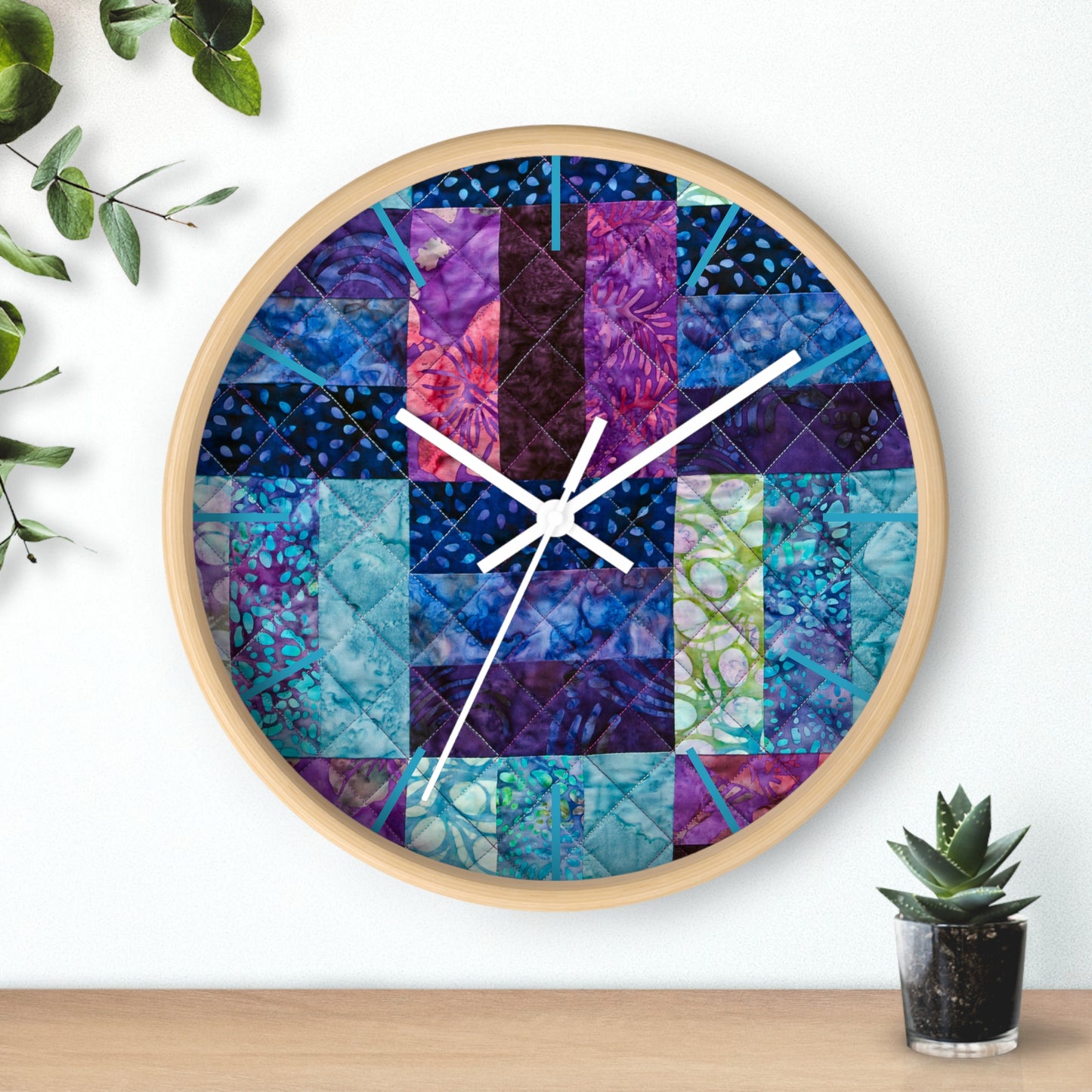 Wall Clock Has Matching Set