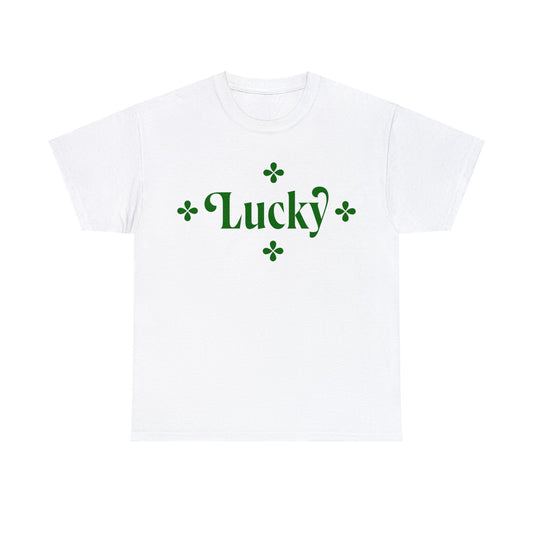 Unisex Heavy Cotton Tee Adult/Teen Activewear Lucky