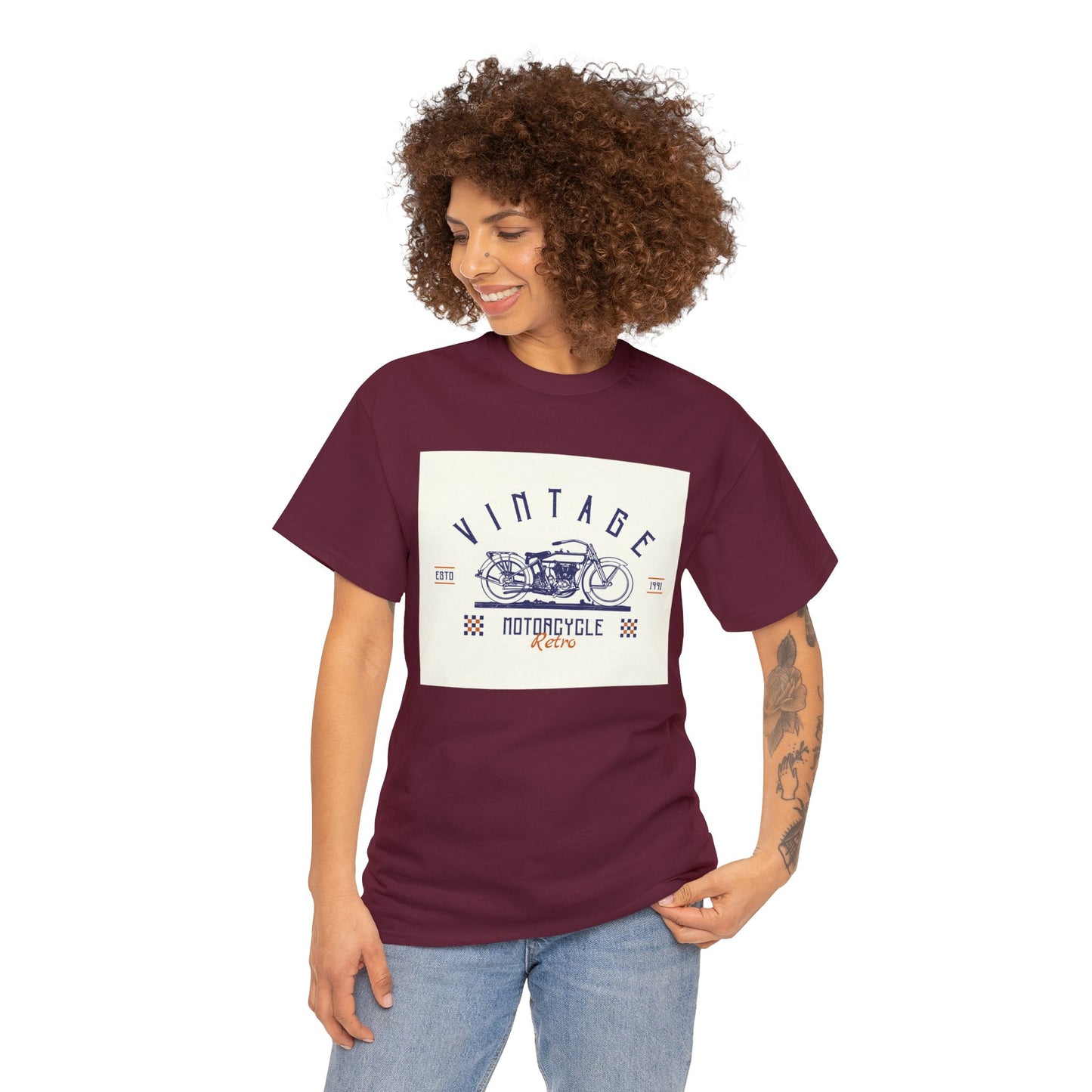 Unisex Heavy Cotton Tee Adult/Teen Activewear Shirt Comes In Many Colors