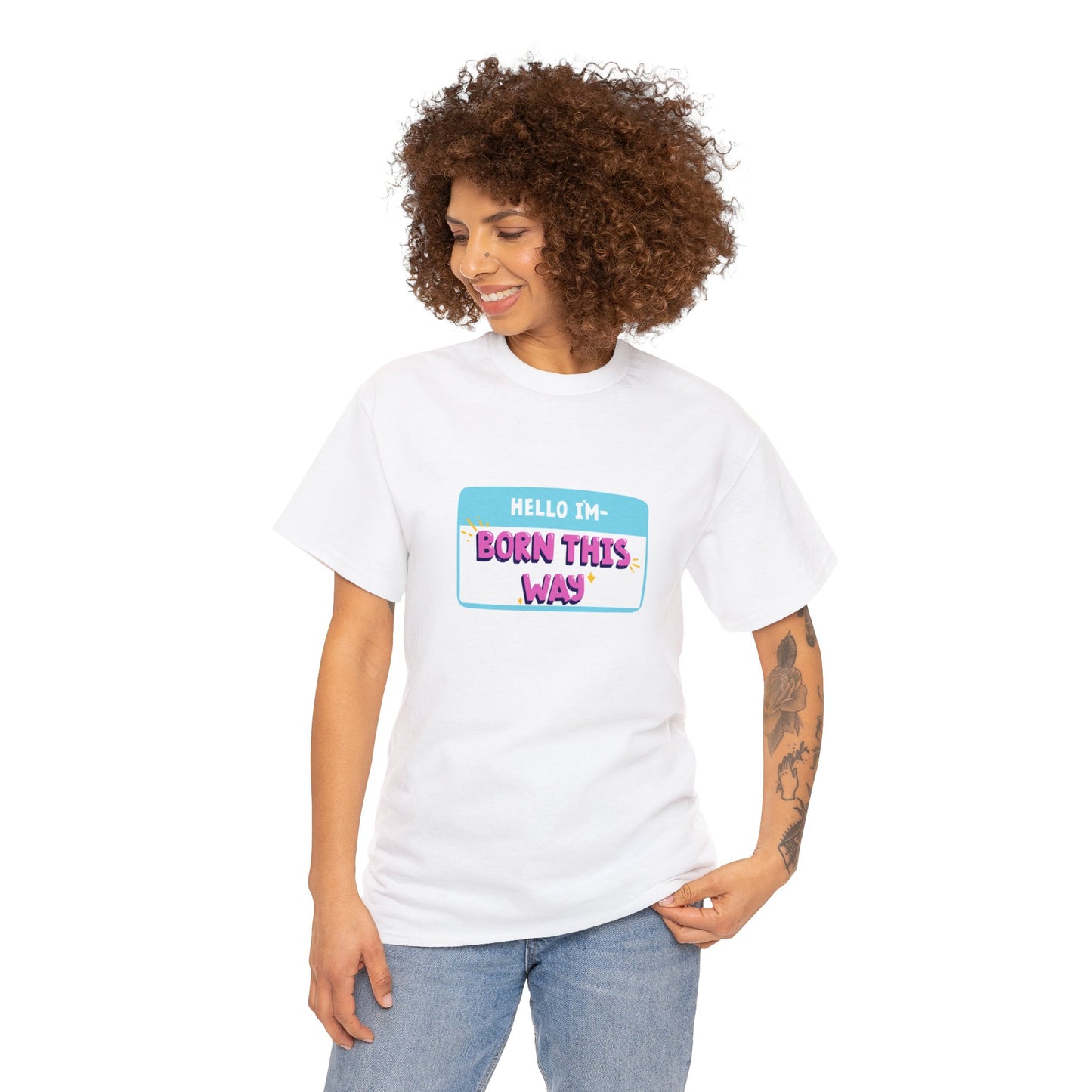 Unisex Heavy Cotton Tee  Design On Both Sides Adult/Teen Activewear Comes In Various Colors