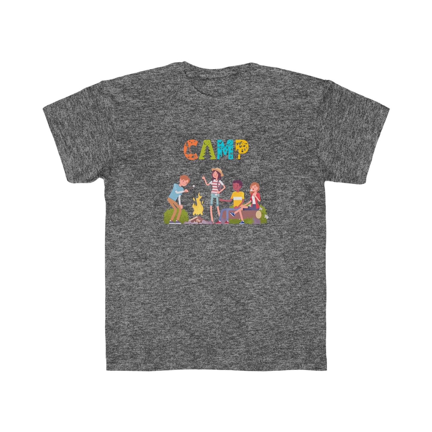 Kids Regular Fit Tee Unisex Activewear Under 12$ Comes In Many Colors Great For Camping And Summer