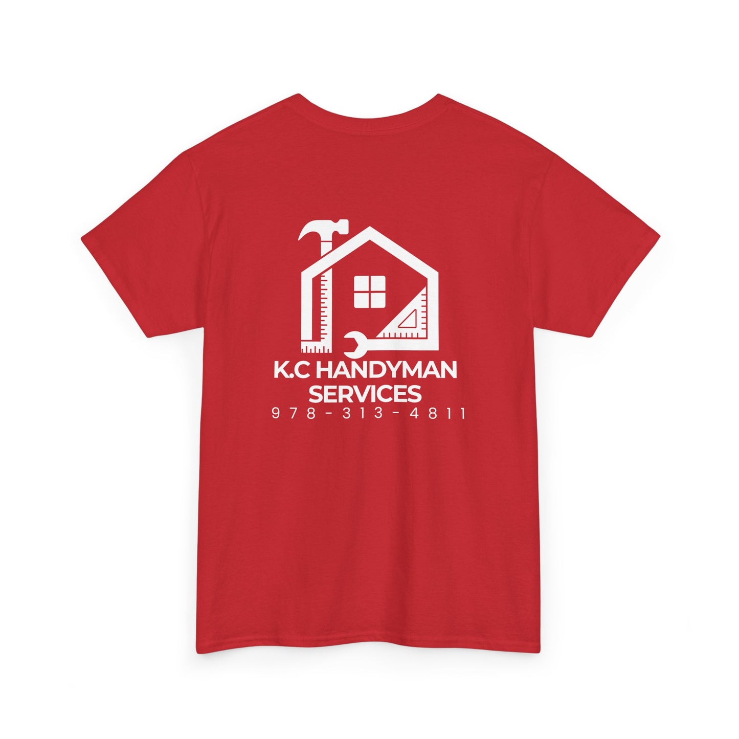 For K.C. HANDYMAN SERVICES ONLY Unisex Heavy Cotton Tee - Casual Comfort, Everyday Wear, Gift for Friends, Summer Wardrobe, Trendy Fashion Statement
