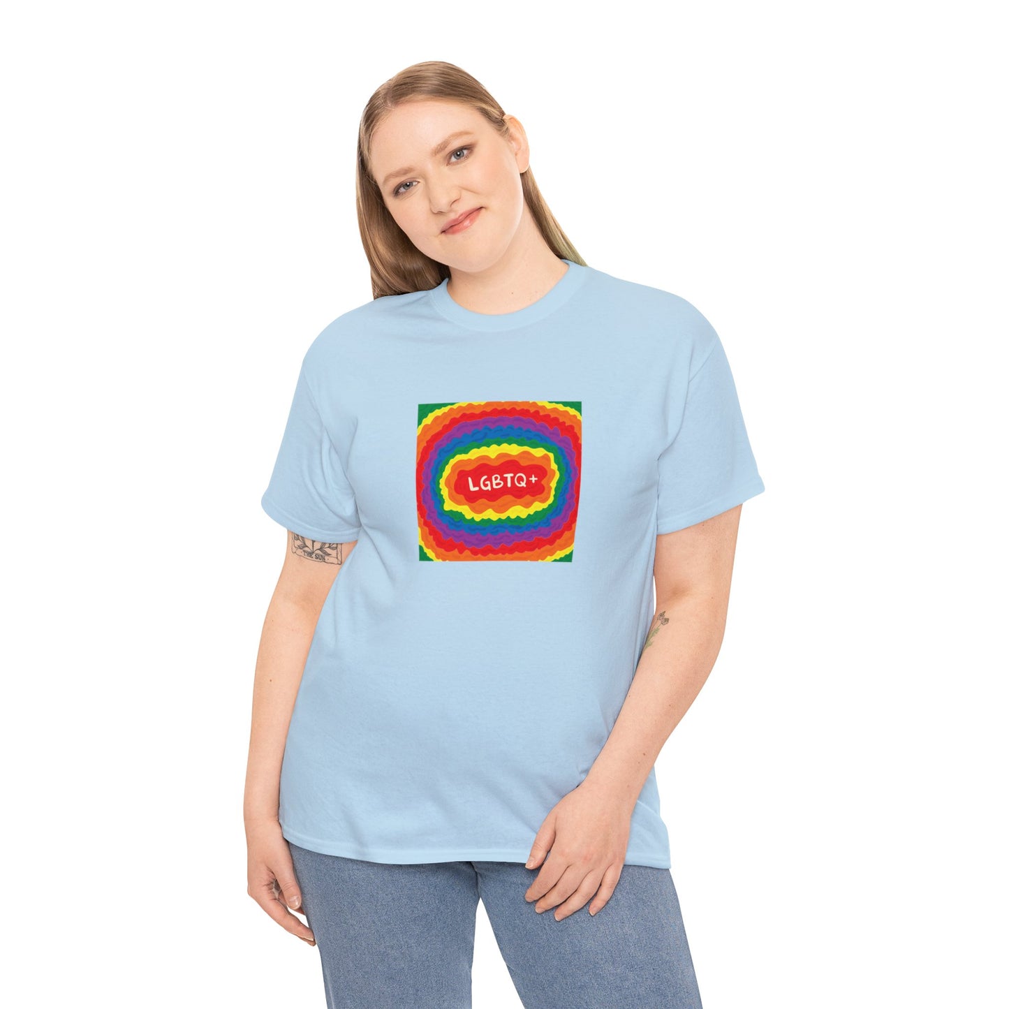 Unisex Heavy Cotton Tee Adult/Teen Activewear Comes In Many Colors