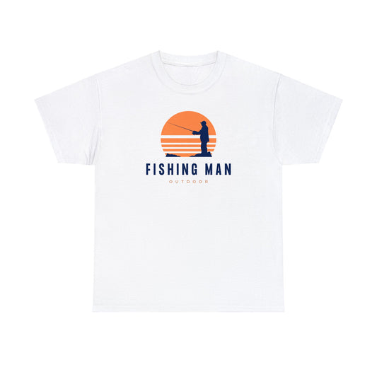 Unisex Heavy Cotton Tee Activewear Adult For That Fishing Man or Woman Fishing Lover Shirt Comes In Many Colors