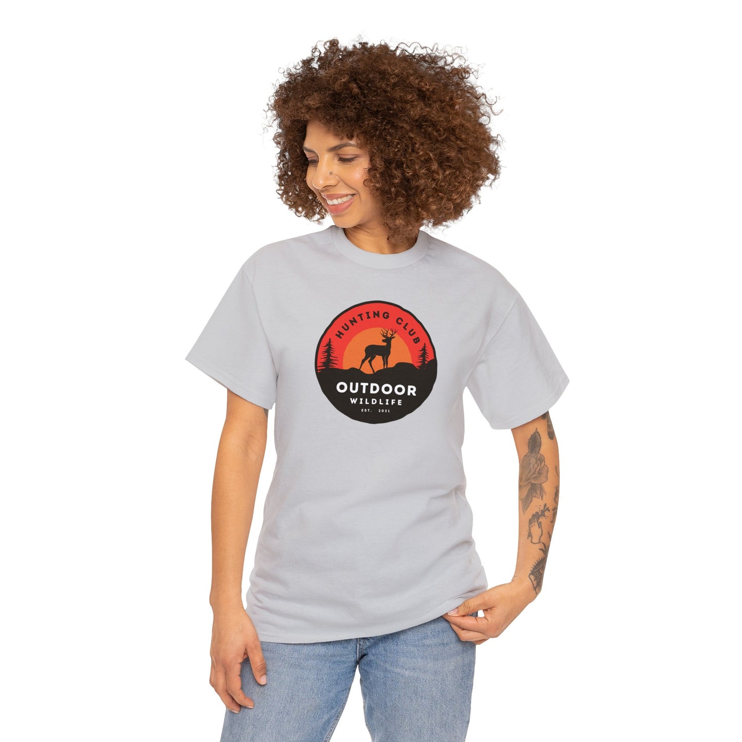 Unisex Heavy Cotton Tee Adult/Teen Activewear For That Outdoor Lover Shirt Comes In Many Colors