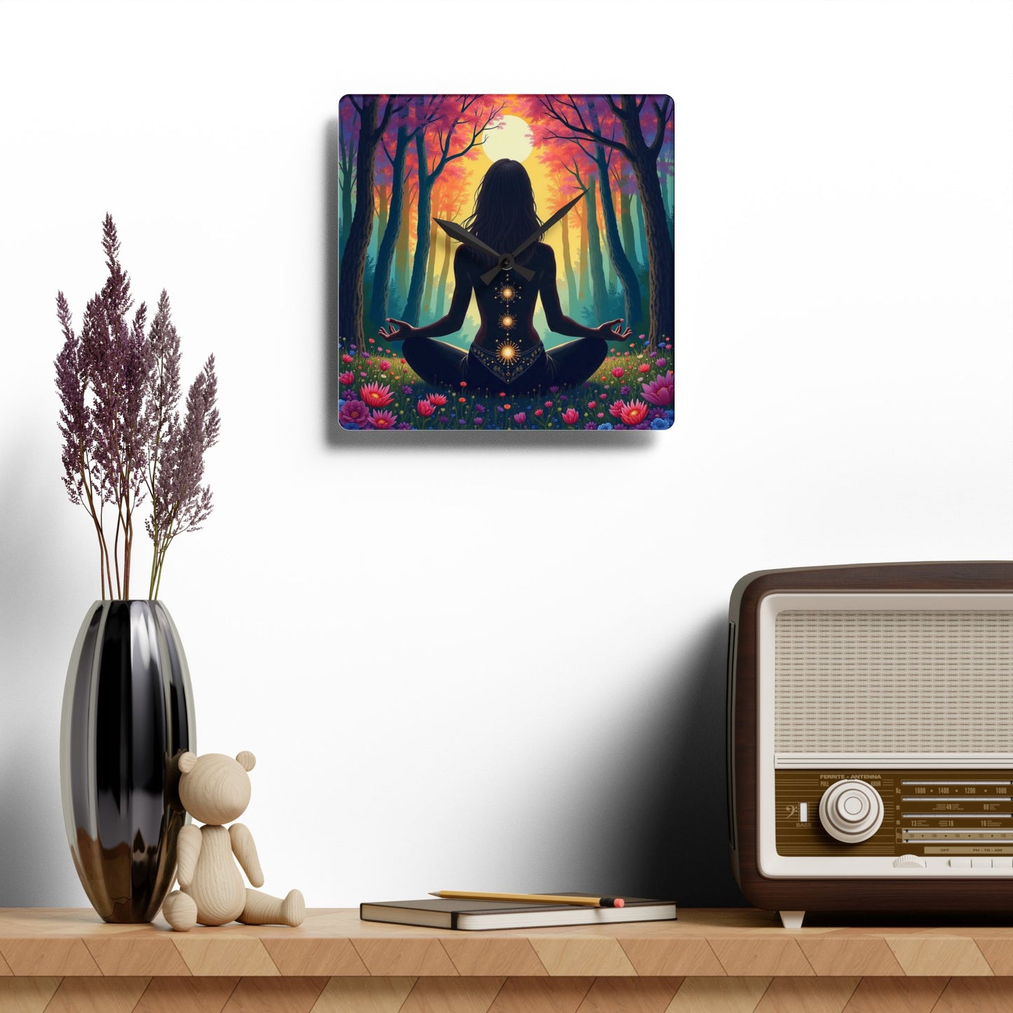 Meditation Wall Clock