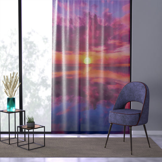 Window Curtain Semi-Sheer Have Blackout Available, Just Call. Has Matching Products Sold Separate. Bring Your Own Image Free of Charge. Just Give Me a Jingle @ 1-603-377-1833