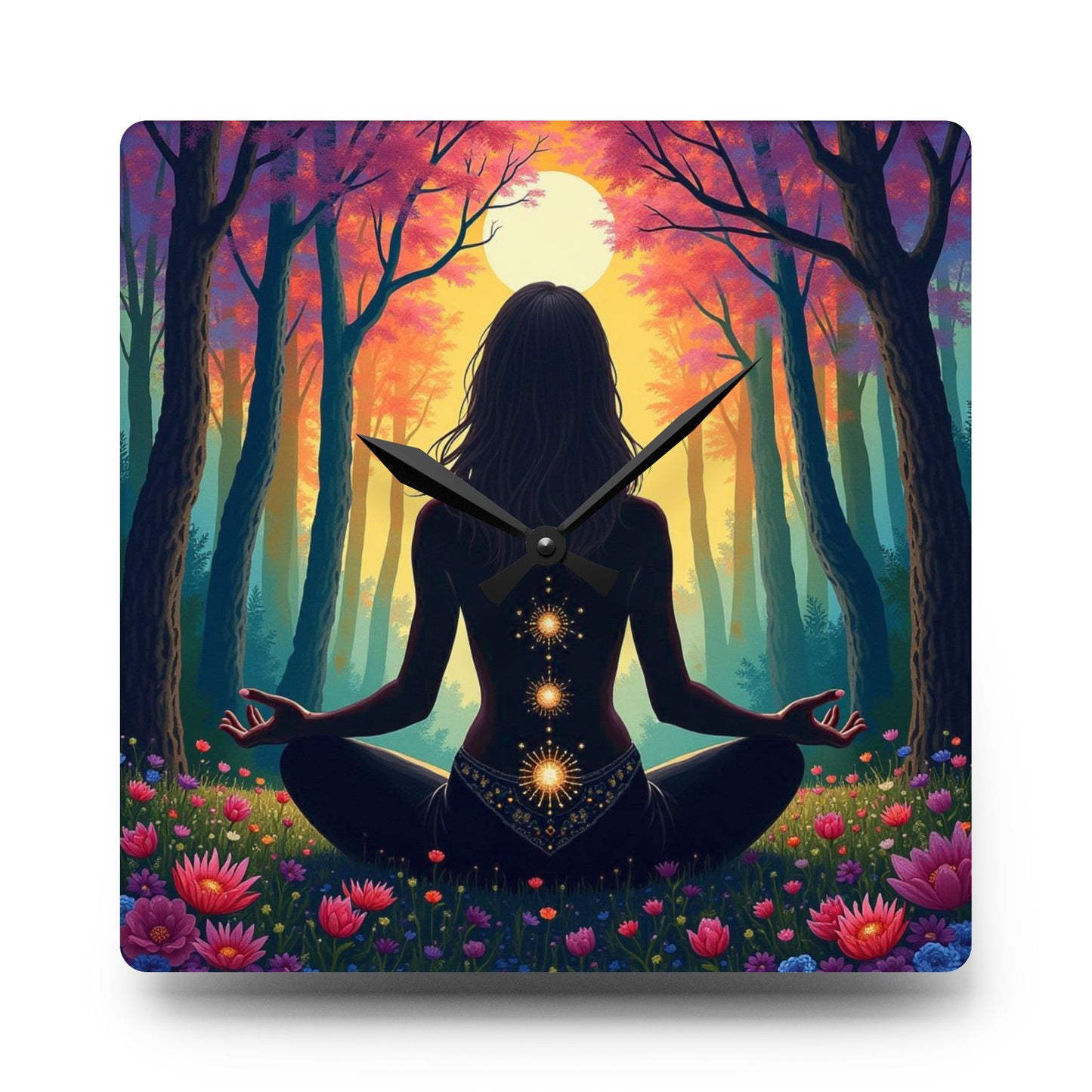 Meditation Wall Clock