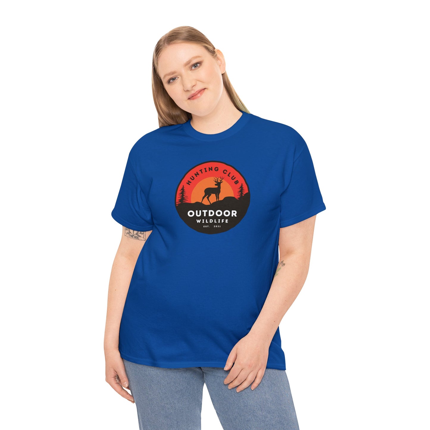 Unisex Heavy Cotton Tee Adult/Teen Activewear For That Outdoor Lover Shirt Comes In Many Colors