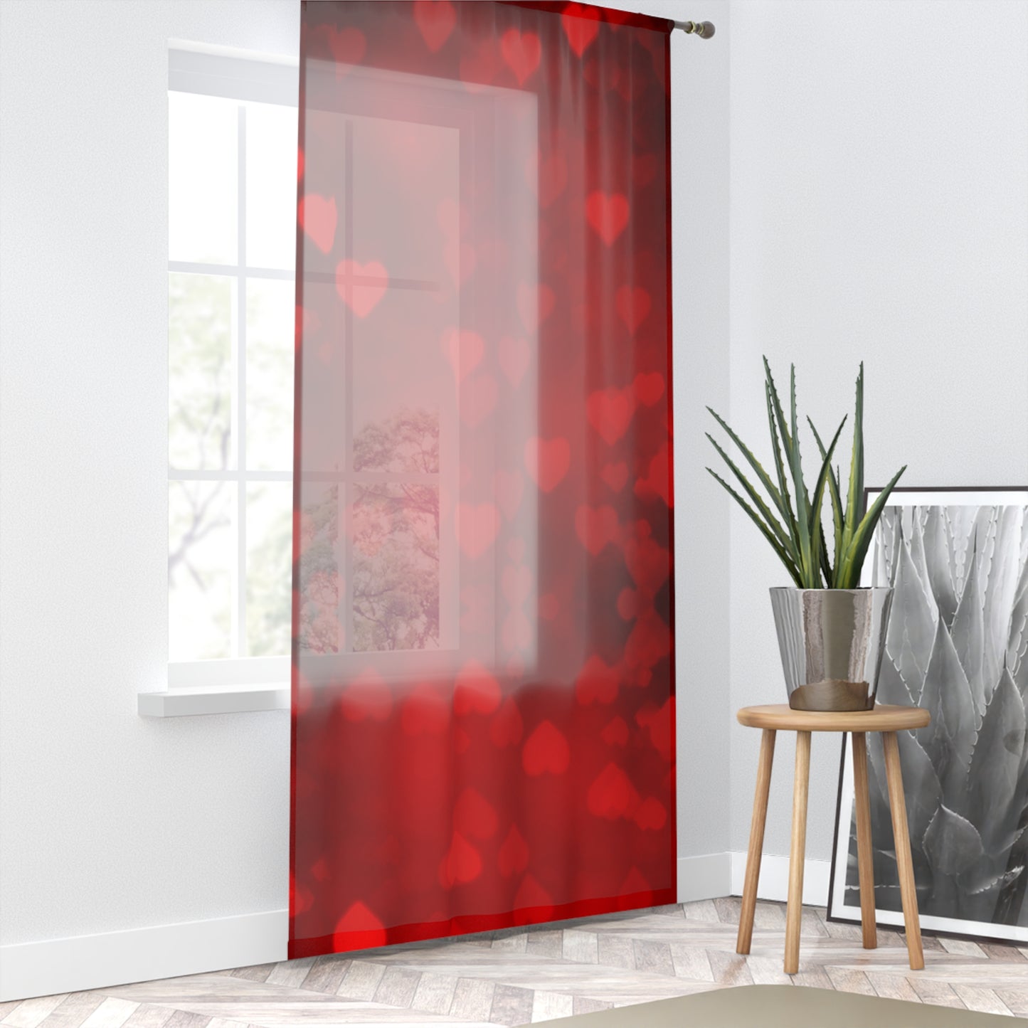 Semi-Sheer Window Curtain (Blackout Available) Matching Products Available. Bring Your Own Image For Free. Love a Print and Want It On a Different Products Just Call 1-603-377-1833