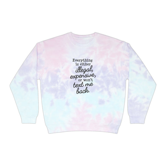 Unisex Tie-Dye Sweatshirt Adult/Teen Activewear