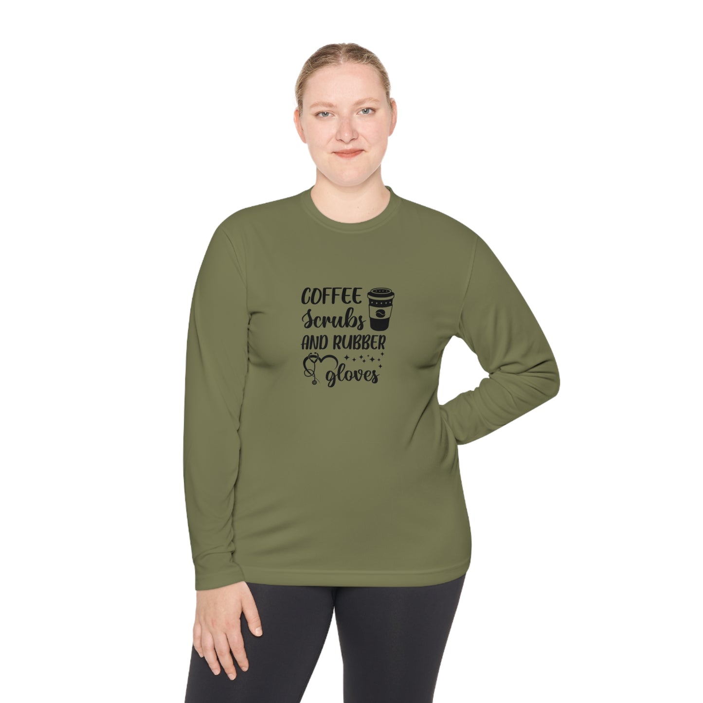 Unisex Lightweight Long Sleeve Tee Adult Activewear Comes In Various Colors