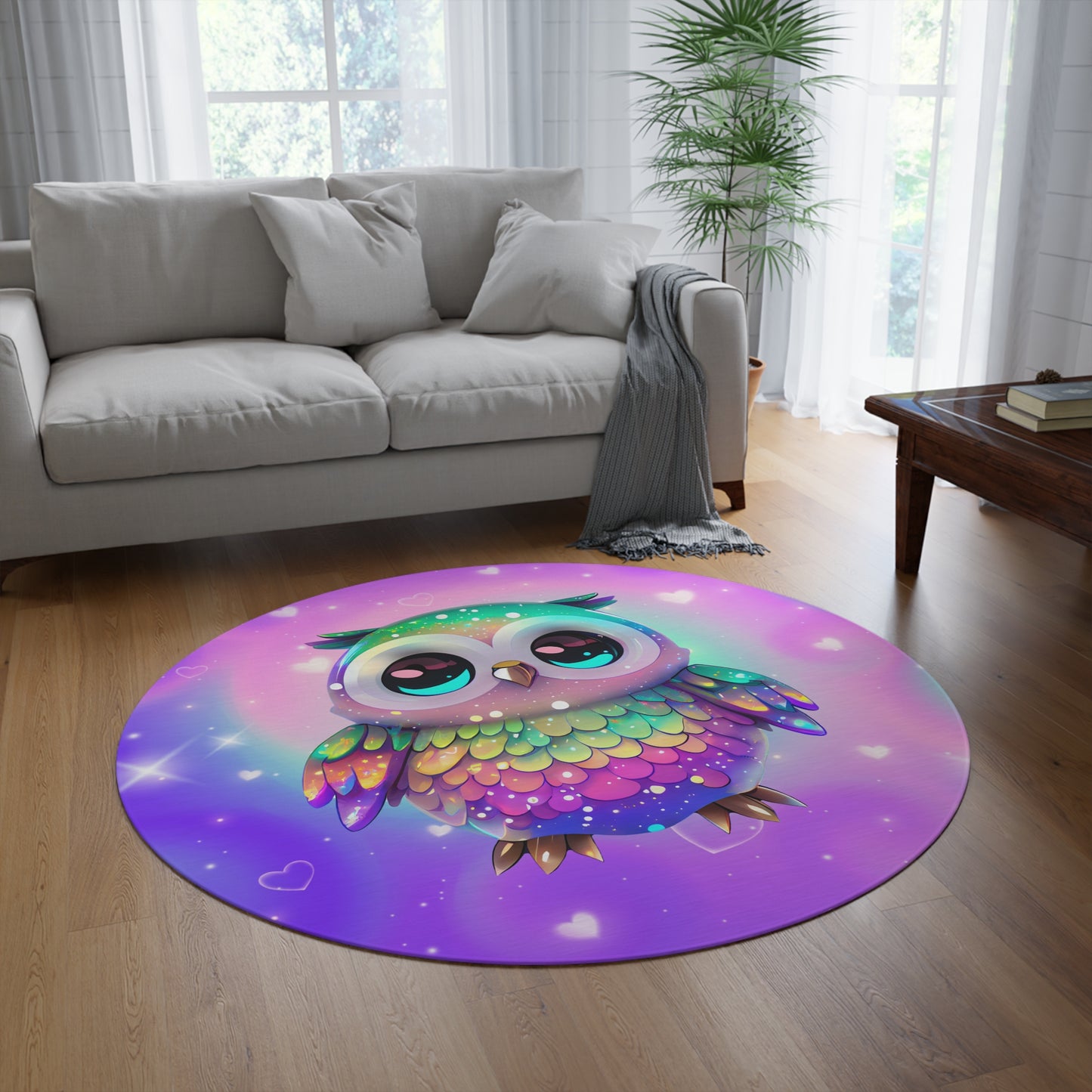 Round Rug Has Matching Products Sold Separate. Use Your Own Image Free Give Me a Jingle