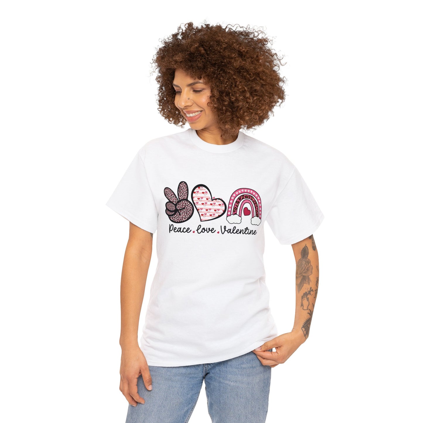 Unisex Heavy Cotton Tee Adult/Teen Activewear Valentines Day