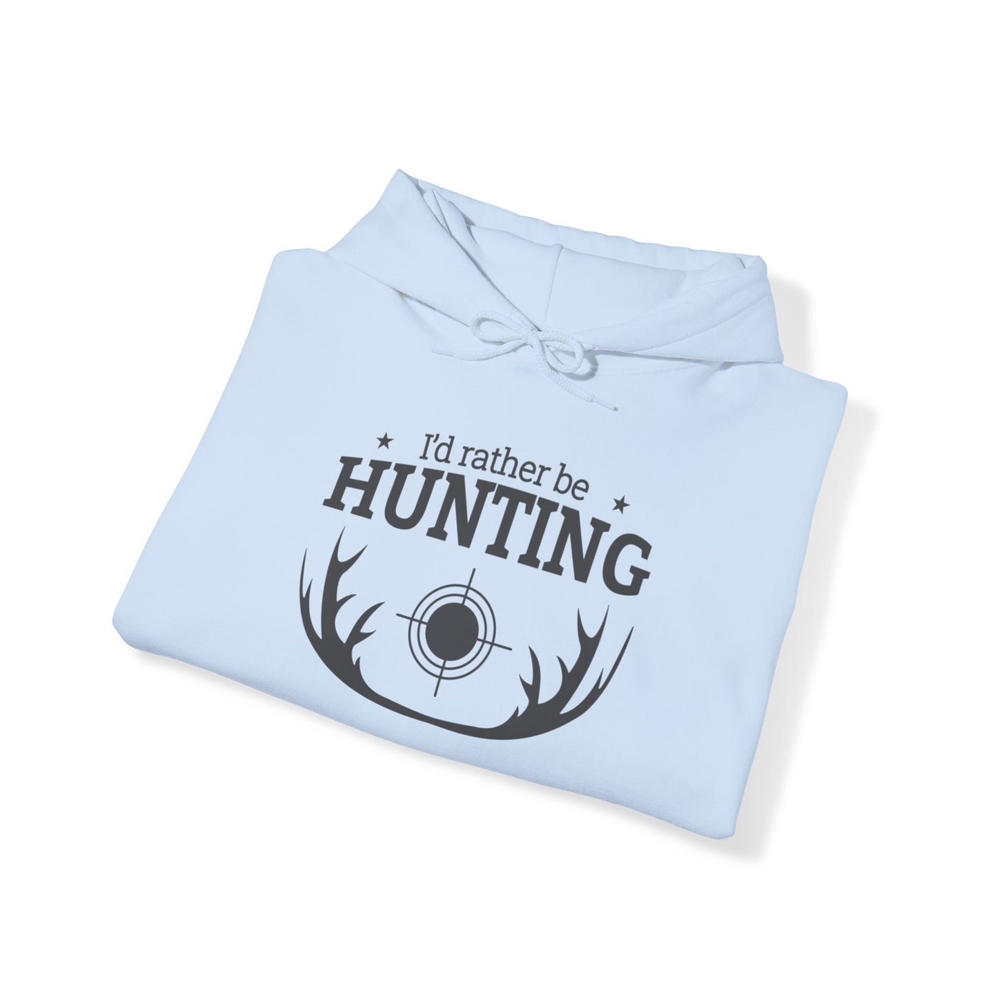 Unisex Heavy Blend™ Hooded Sweatshirt Adult Activewear I'd Rather Be Hunting