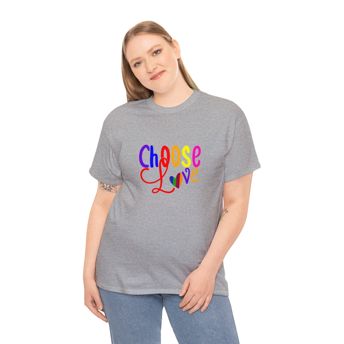 Unisex Heavy Cotton Tee Adult/Teen Activewear Comes In Two Colors