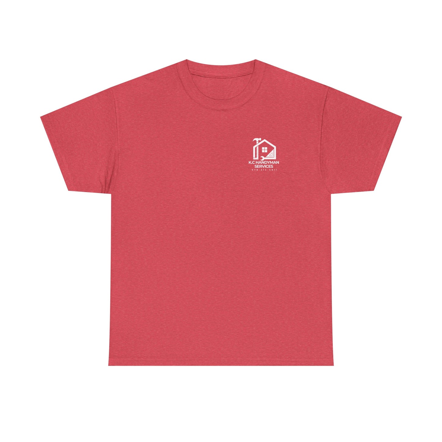For K.C. HANDYMAN SERVICES ONLY Unisex Heavy Cotton Tee - Casual Comfort, Everyday Wear, Gift for Friends, Summer Wardrobe, Trendy Fashion Statement