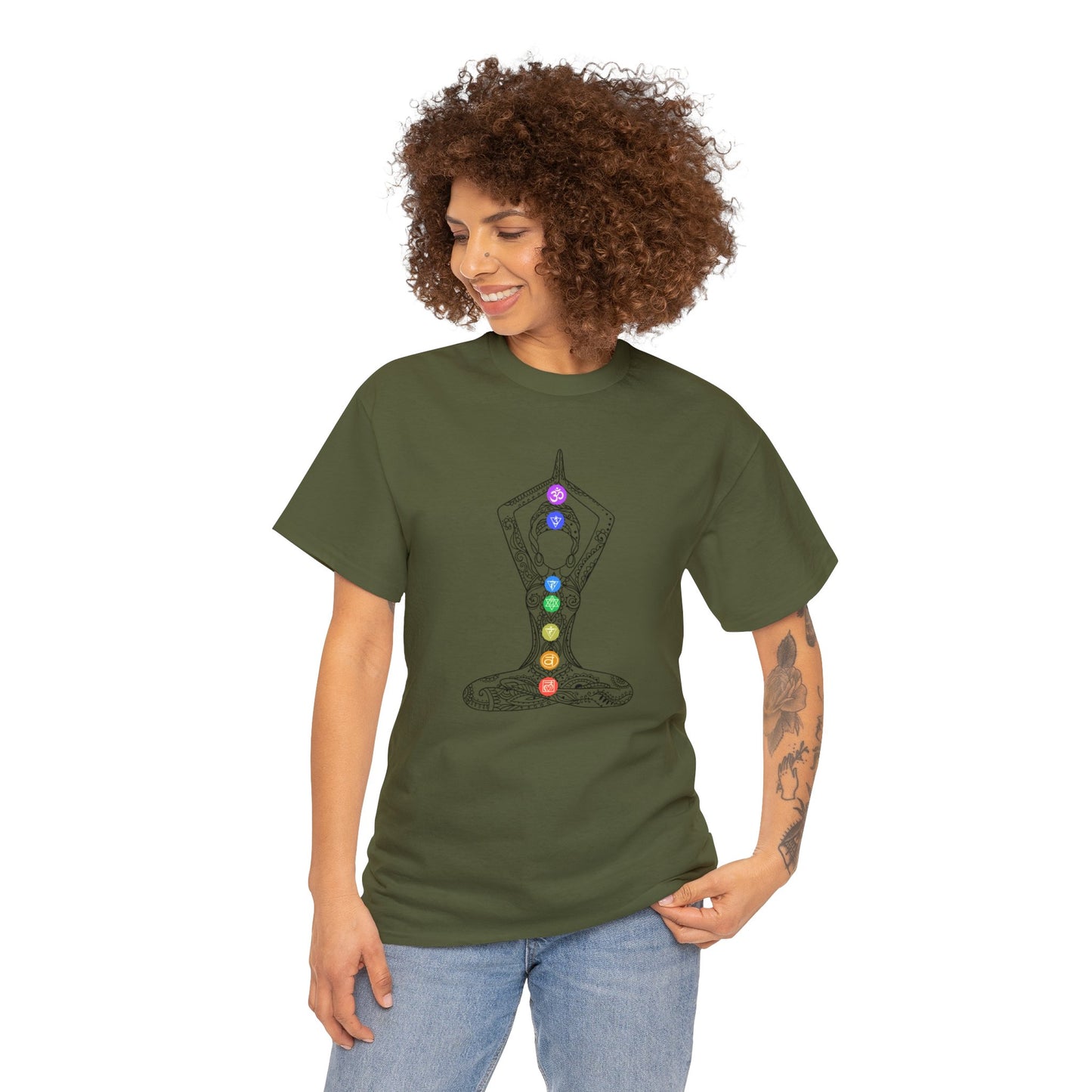 Unisex Heavy Cotton Tee Adult/Teen Activewear Shirt Comes In Many Colors