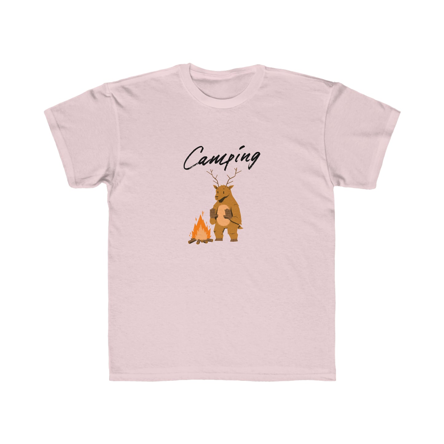 Kids Regular Fit Tee Unisex Activewear Under 12$ Comes In Many Colors Great For Camping And Summer