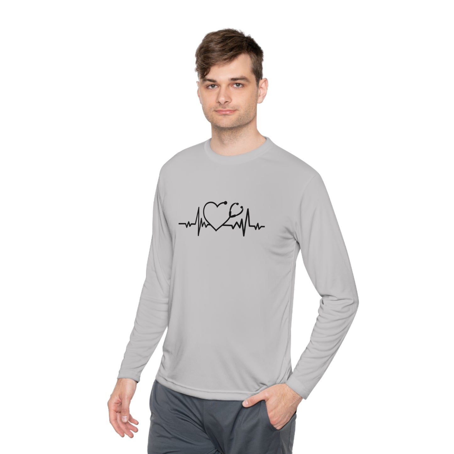 Unisex Lightweight Long Sleeve Tee Adult Activewear