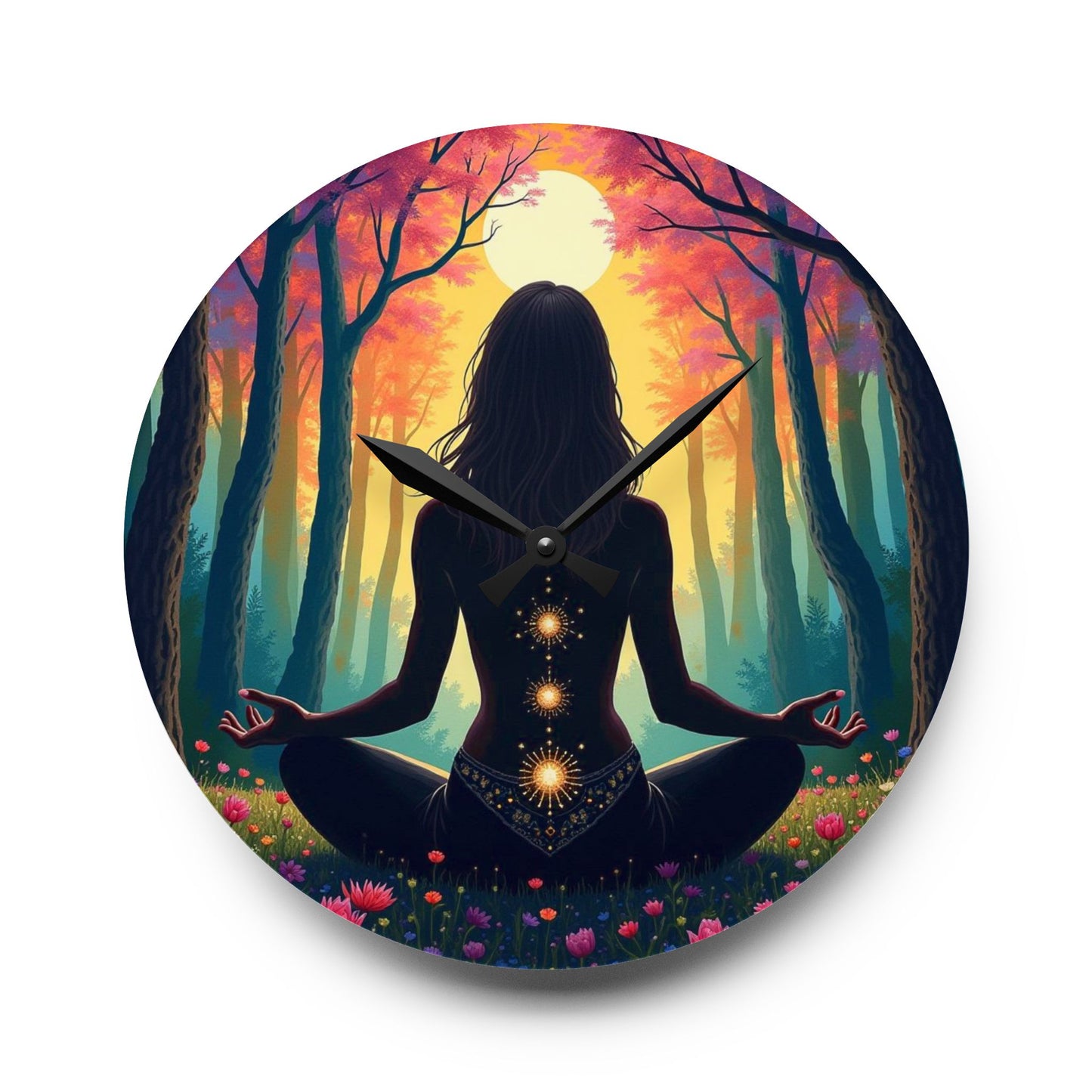 Meditation Wall Clock