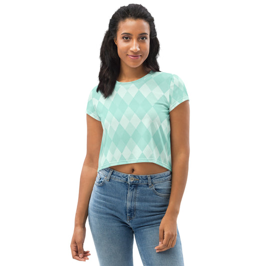 All-Over Print Crop Tee