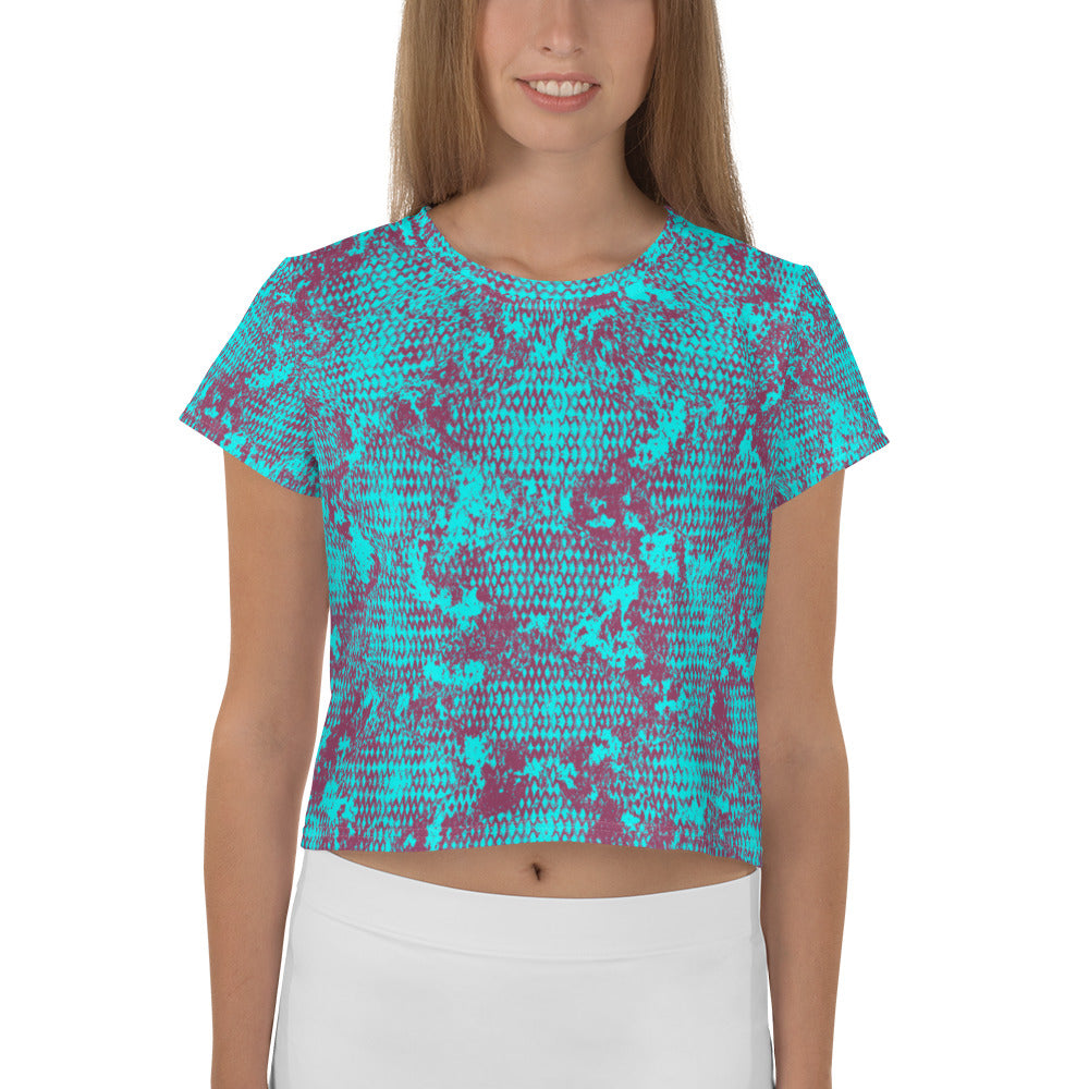 All-Over Print Crop Tee