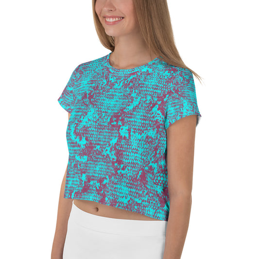 All-Over Print Crop Tee