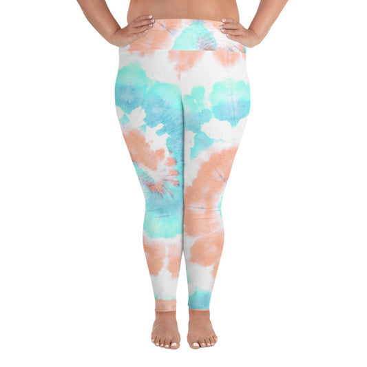 All-Over Print Plus Size Leggings Unisex Activewear Adult/Teen