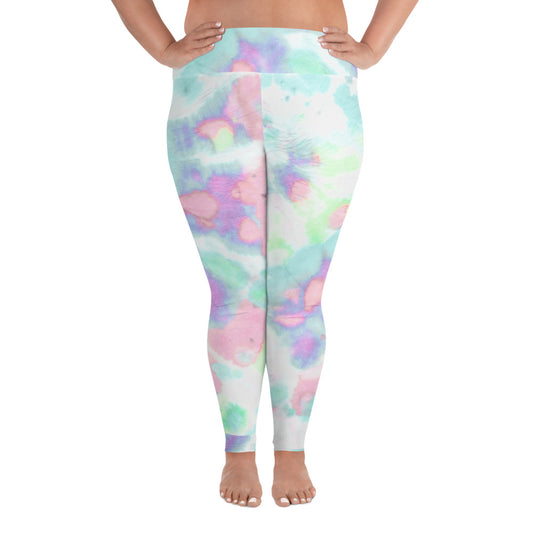 All-Over Print Plus Size Leggings Unisex Activewear Adult/Teen