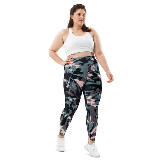 All-Over Print Plus Size Leggings  Unisex Activewear Adult/Teen Up To 4XL