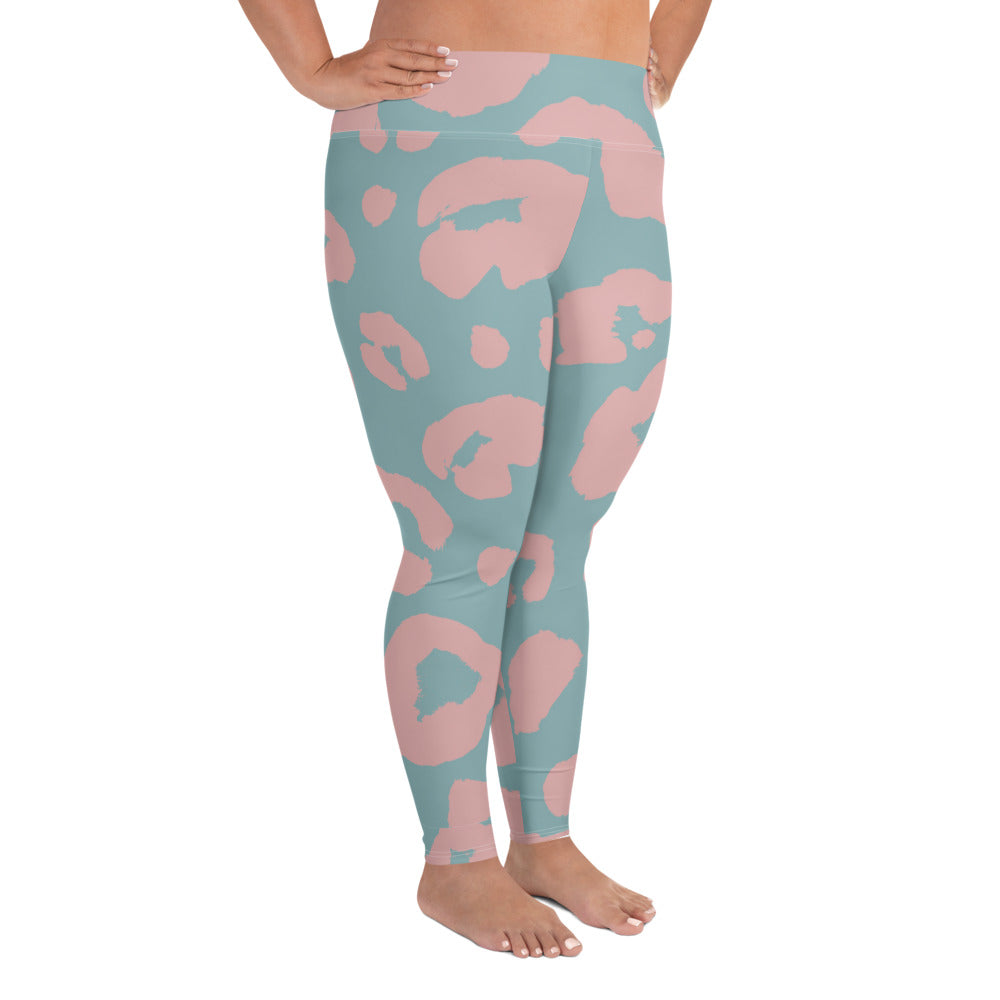 All-Over Print Plus Size Leggings Unisex Activewear Adult/Teen